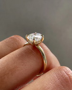 Load image into Gallery viewer, Oval Solitaire with Hidden Halo
